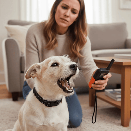 Obroża antyszczekowa BarkShield | Dźwięk i wibracje | Akumulatorowa i wodoodporna | Redukuje szczekanie | Dla wszystkich psów | Zasięg 975 m | Przyjazna dla zwierząt domowych obroża antyszczekowa | Regulowane dopasowanie | Odporna na wstrząsy