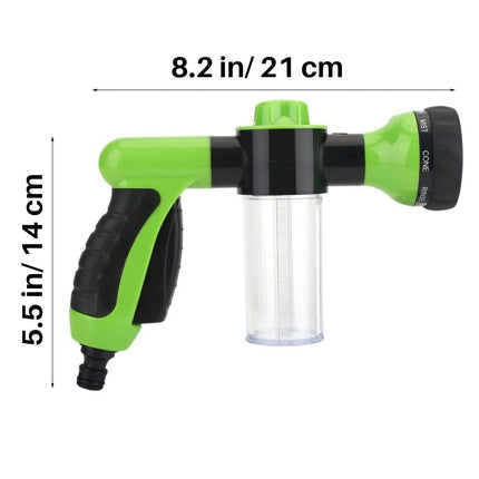 Suds-N-Paws™ Hondenbadtool | Spuitmond met 8 Spraypatronen | Verstelbare Zeepdispenser | Efficiënte Reiniging en Minder Badtijd