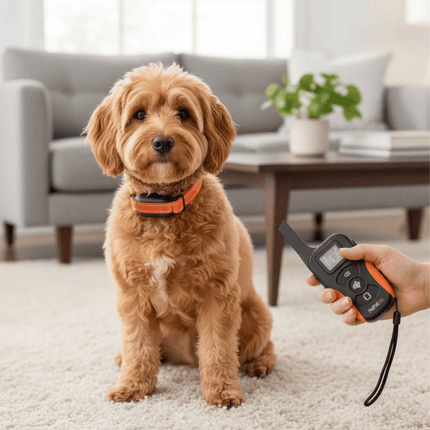 Obroża antyszczekowa BarkShield | Dźwięk i wibracje | Akumulatorowa i wodoodporna | Redukuje szczekanie | Dla wszystkich psów | Zasięg 975 m | Przyjazna dla zwierząt domowych obroża antyszczekowa | Regulowane dopasowanie | Odporna na wstrząsy