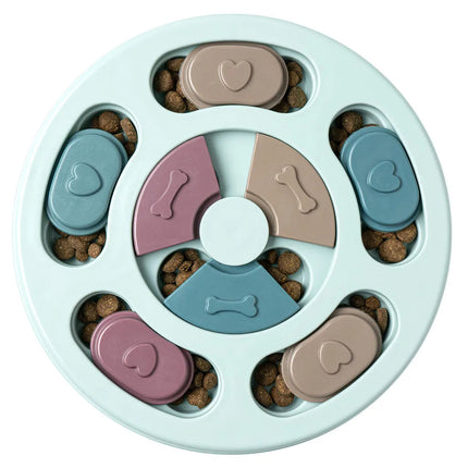 Interactief Eetdoolhof Voor Honden | Anti-Schrok Voerbak | Mentale Stimulatie | Verbetert Spijsvertering | Duurzaam en Veilig | Non-Slip Design