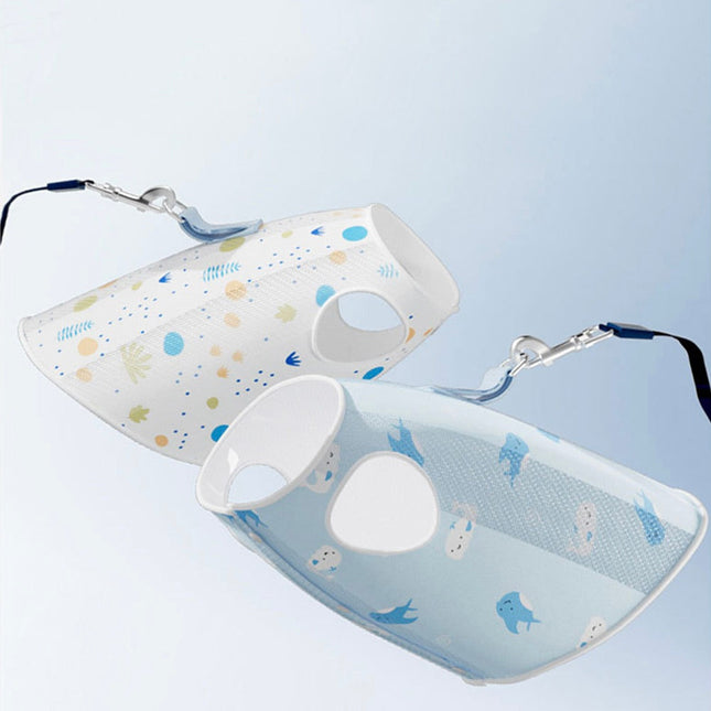 Ademend Verkoelingsvest voor Honden | Sneldrogend | Verstelbare Pasvorm | Beschikbaar in Blue Dolphin en White Leaves | Polyestervezel | Maat M/L | Zomerse Bescherming tegen Hitte