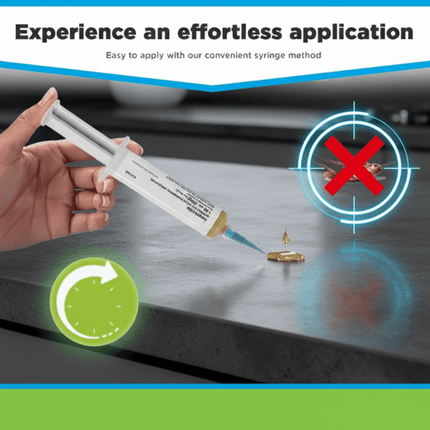 RoachGuard Gel | Efficace controllo degli scarafaggi in ambienti interni ed esterni | Azione rapida, inodore | Protezione a lunga durata | Applicazione precisa | Formula indoxacarb | Nessun residuo visibile | Ideale per la casa e l'ospitalità