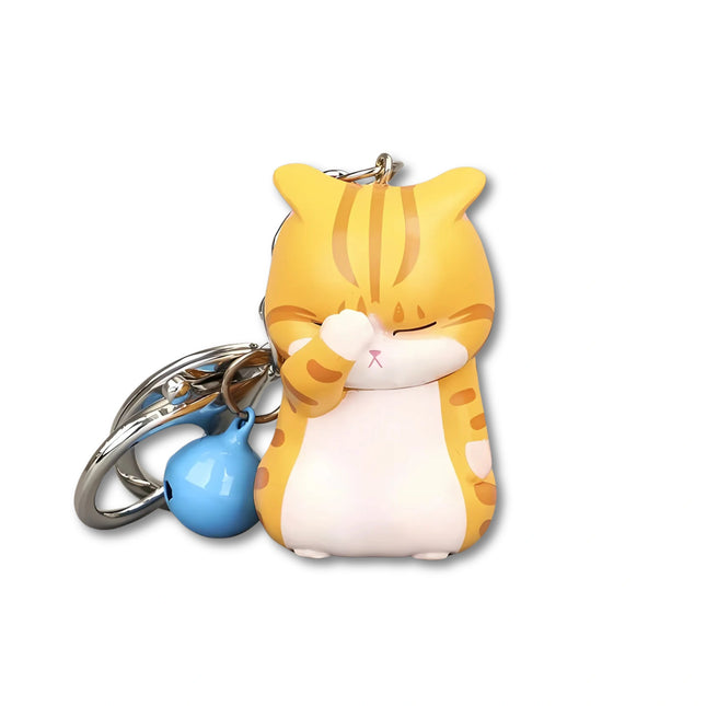 Schattige Cartoon Katten Sleutelhanger | Creatieve Dierenhanger voor Vrouwen | Metalen Katten Sleutelhanger voor Auto, Tas of Portemonnee | Leuk Cadeau Accessoire