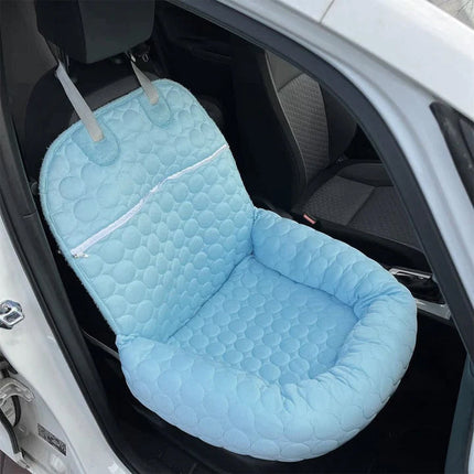 Hondenzitje met Verkoelende IJszijde Bekleding en Bescherming voor Autozomerse Reizen
