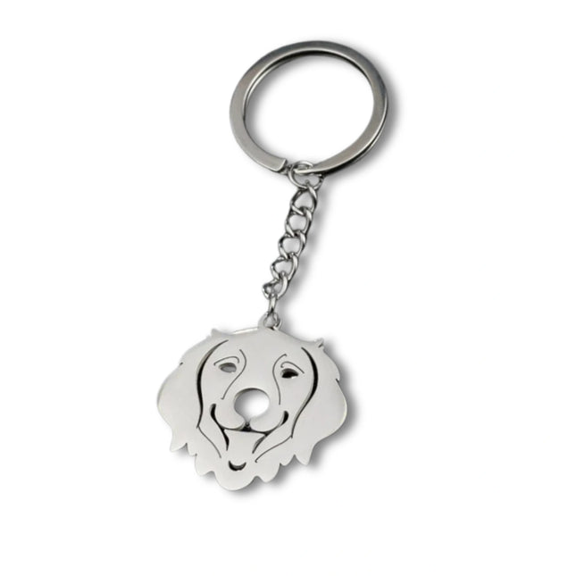 Sleutelhanger dames | Schattige kitten hanger | RVS katten keychain voor tas, portemonnee, rugzak, autosleutels | Zilver accessoire