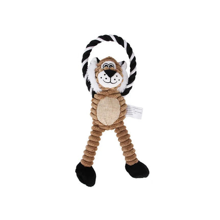 Pluchen Hondenspeelgoed | Squeaker | Bevordert Tandgezondheid | Duurzaam en Interactief | 31 cm