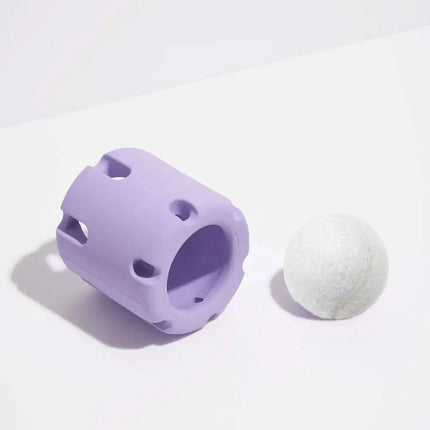 Interactief Apporteer & Kauwspeeltje voor Honden | Duurzaam & Kauwbestendig | Inclusief Tennisbalhouder | Huisdiervriendelijk & Niet-Giftig | Mentale & Fysieke Stimulatie