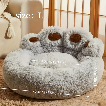 Luna | Luxe Pluche Ligbed | Voor Honden & Katten | Antislip | Wasbaar | Zacht Wintercomfort