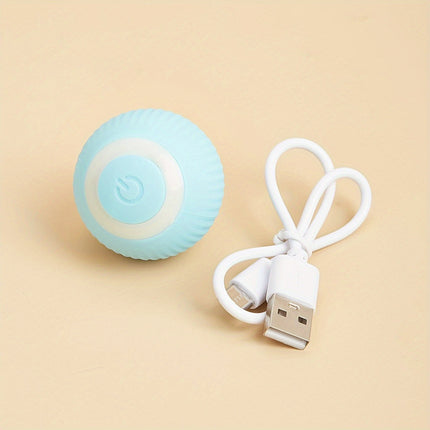 Slimme interactieve kattenbal | Automatisch rollend speelgoed voor katten | Duurzaam kunststof | 4,3 cm | Geschikt voor kleine en middelgrote katten | Stimuleert beweging en actief spel
