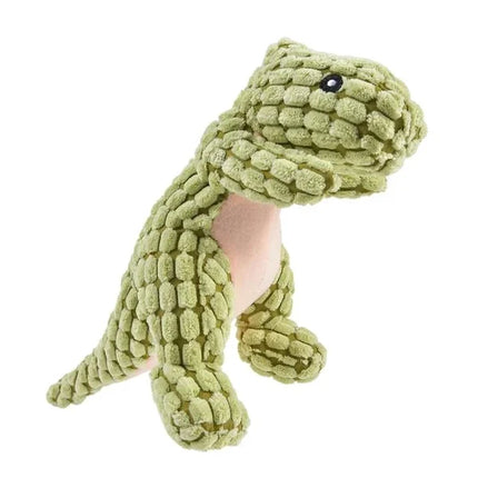 Dinosaurus Pluche Speelgoed voor Honden | Stimuleert Kauwinstincten | Veilig & Duurzaam