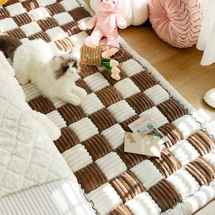 FurHaven krabbestendige huisdierendeken | Meubels en vloeren beschermen | Antislip | Dikke pluche stof | Wasbaar | Comfort voor honden en katten