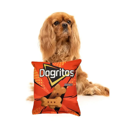 Fleece Knisper Speelgoed voor Honden | Duurzaam en Interactief | Stimuleert Kauwgedrag | Bevordert Gezond Gebit | Antivervelingsspeeltje | 17x14 cm | 40g