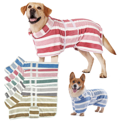 Sneldrogende Hondenbadjas - DryDog - Absorberend, Verstelbaar en Zacht