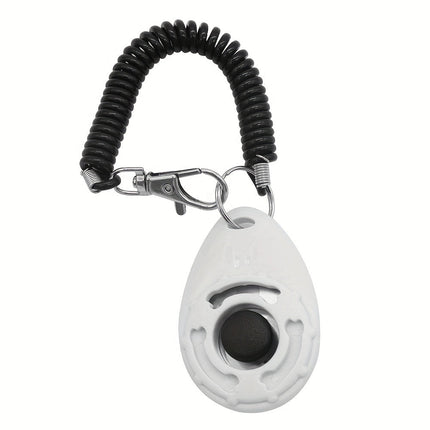 Hondentrainingsknop voor gedragsverbetering | Comfortabele rubberen grip | Eenvoudig in gebruik | Geschikt voor alle honden | Lichtgewicht en compact ontwerp