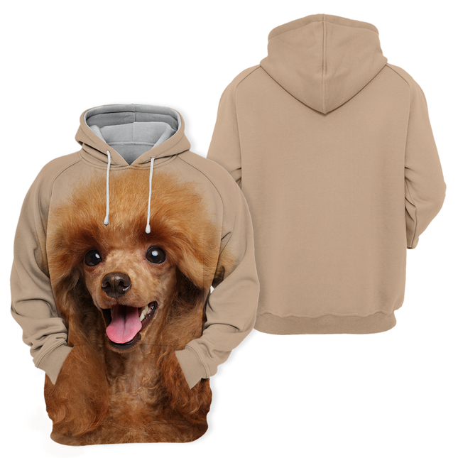 Unisex Truien | Zachte Hoodie Voor Hondenliefhebbers | Premium Polyester & Katoen | Diverse Maten S-4XL | Toy Poodle Design | Hoge Resolutie Print | Duurzaam & Comfortabel | Perfect Met Jeans of Leggings
