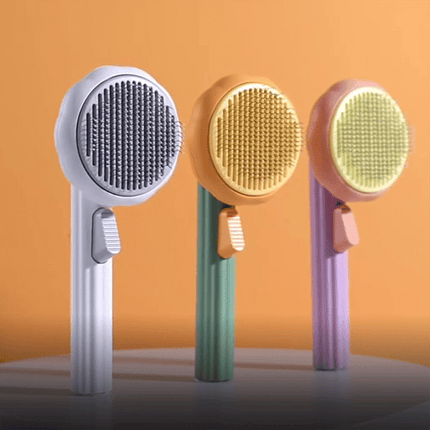 Nala | Ergonomische Huisdierborstel voor Alle Vachttypes | Zachte Massage en Effectieve Reiniging