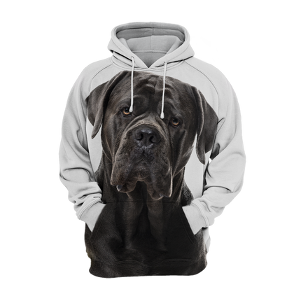 Unisex Hoodie voor Dierenliefhebbers | Zachte Stof | Hoogwaardige Print | Cane Corso Motief | Verkrijgbaar in Maten S-4XL | Comfortabele en Duurzame Materialen | Ideaal voor Casual Dagen