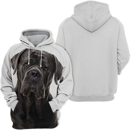 Unisex Hoodie voor Dierenliefhebbers | Zachte Stof | Hoogwaardige Print | Cane Corso Motief | Verkrijgbaar in Maten S-4XL | Comfortabele en Duurzame Materialen | Ideaal voor Casual Dagen