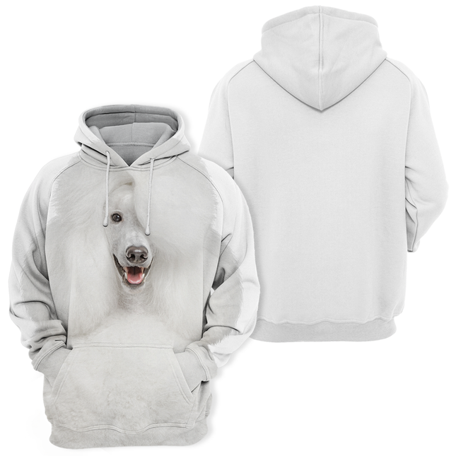 Unisex Trui | Premium Katoen Polyester Mix | Grafisch Ontwerp | Zacht en Duurzaam | Beschikbaar in S-4XL | Hoogwaardige Print | Royal Poodle Wit