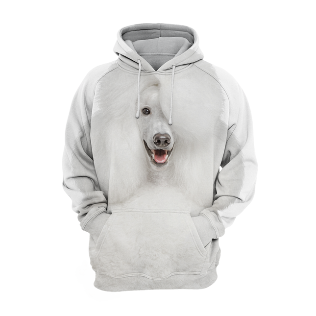 Unisex Trui | Premium Katoen Polyester Mix | Grafisch Ontwerp | Zacht en Duurzaam | Beschikbaar in S-4XL | Hoogwaardige Print | Royal Poodle Wit