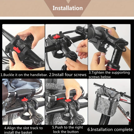 Opvouwbare Fietsmand | Grote Opslag | Sterk Aluminium Frame | Oxford Stof Duurzaam | Geschikt voor Dieren en Boodschappen | Snel Los te Maken