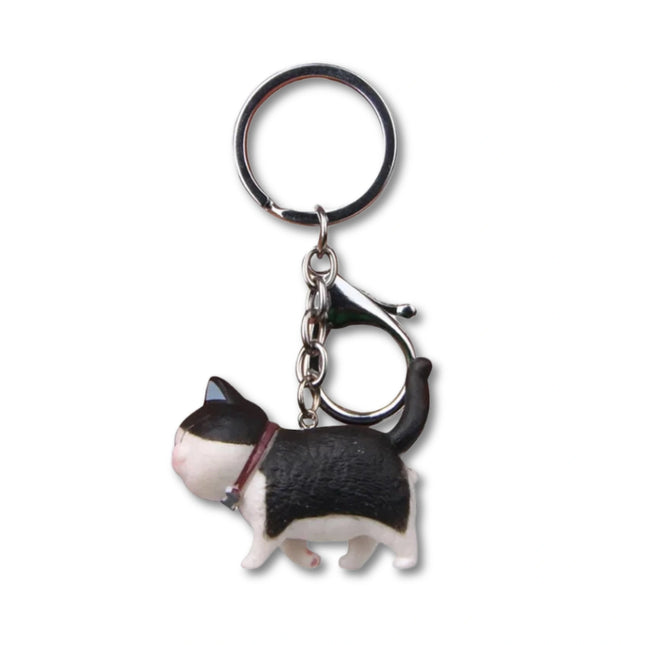 Cartoon Kittens Sleutelhanger | Schattige Katten Dierenhanger voor Dames | Creatieve Resin Keychain | Auto- & Tasaccessoire | Leuk Cadeau Idee