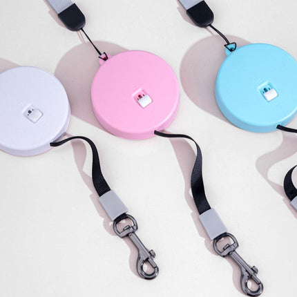 Intrekbare Hondenriem 3 Meter | Kluwenvrij & Ergonomische Grip | Eenvoudig Remsysteem | Geschikt voor Actieve Honden | Verschillende Kleuren