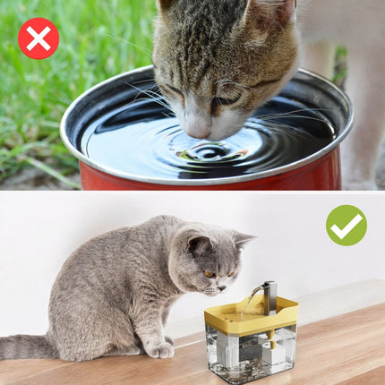 HydroPurr™ Drinkoplossing | Biedt Katten Gefilterd en Verfrissend Water | Ondersteunt Nierfunctie en Welzijn