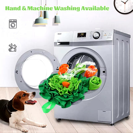 Wasbare Interactieve Fleece Snuffelmat voor Honden | Mentale Stimulatie en Voedingsplezier | Hoogwaardige Materialen | Eenvoudig Te Reinigen | Geschikt Voor Diverse Rassen | 43cm