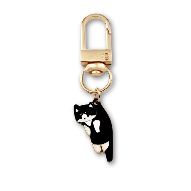 6 stuks schattige kitten sleutelhangers | Cadeau voor koppels en kattenliefhebbers | Dierenbedel sleutelhanger | Tassen- en autosieraad | Metaal zinklegering | Modieuze accessoire