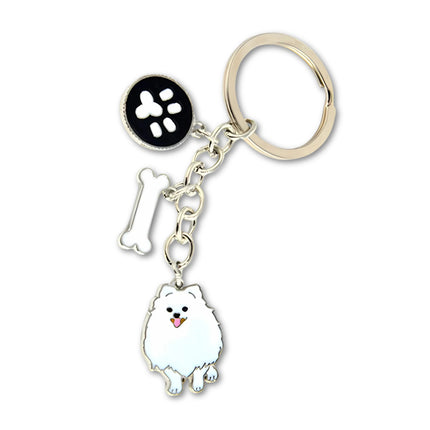 Jack Russell Terrier Sleutelhanger | Dames & Heren | Metalen Hond Hanger | Zilver Zakaccessoire | Sleutelhanger Voor Auto, Tas of Cadeau | Unisex Dog Keychain
