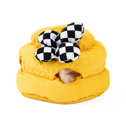 Interactieve Snuffelmat voor Honden | Duurzaam Polyester | Mentale Stimulatie voor Binnengebruik | Bevordert Neuswerktraining | Ideaal voor Regenachtige Dagen | 18 cm x 18 cm x 18 cm