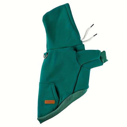 Suéter con capucha para perro | Apto para schnauzers | Pomeranias | Teddy | Diseño tipo jersey | 65 % algodón | Tejido de punto | Lavado a mano | Ideal para razas pequeñas | Fabricado en Guangdong, China