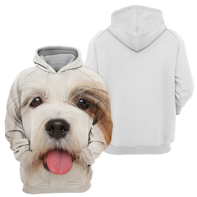 Unisex Dierenliefhebber Trui | Zachte Hoodie | Maatopties S tot 4XL | Hoogwaardige Polyester-Katoenmix | Lhasa Apso Design