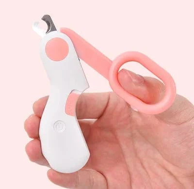 PetCare nagelknipper voor huisdieren met LED-licht | Veilig en nauwkeurig nagels knippen voor hond en kat | Comfortabele grip | Roestvrijstalen bladen
