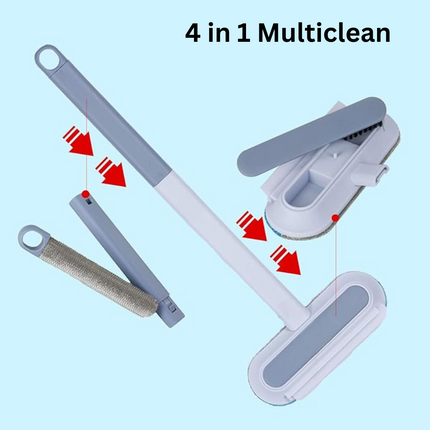 Pet Hair Remover | Suitable for Furniture & Clothing | Reusable & Eco-Friendly | Battery-Free | Sustainable Design | 4-in-1 Tool