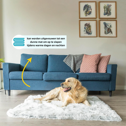 Buddy | Luxe Zachte Honden Deken | Slaapverbeteraar | Chemicaliënvrij | Veelzijdige Huisdecoratie