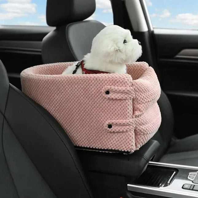 Lotte | Veilig Reiscomfort voor Honden in de Auto | Eenvoudig Te Plaatsen | Zachte Binnenkant | Waterbestendig | Verhoogd Ontwerp