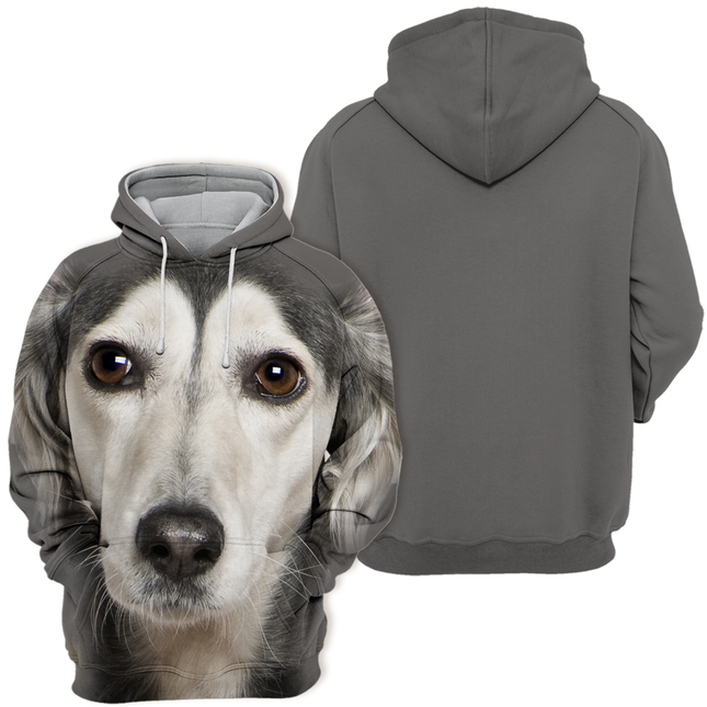 Unisex Hoodie | Saluki Hond Design | Comfortabele Pasvorm | Zachte Katoenmix | Verkrijgbaar in Maten S-4XL | Zorgvuldig Gesneden en Genaaid | Hoge Resolutie Print | Ideaal voor Dierenliefhebbers