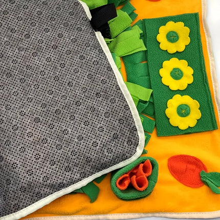 Snuffelmat Hond | Grootte 80x60 cm | Zacht Fleece | Geschikt voor Alle Honden | Vertraging Snelle Eters | Speelgoed voor Mentaal Stimuleren | Gemakkelijk Schoon te Maken | Verbetert Algeheel Welzijn