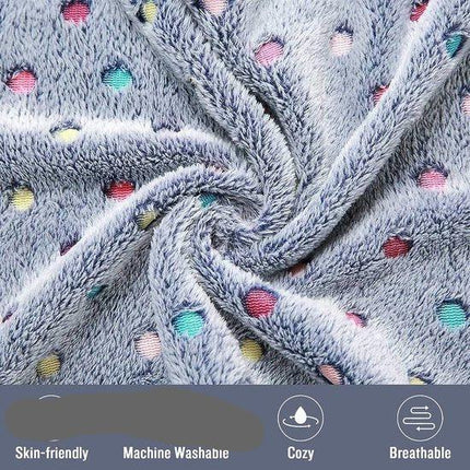 Set van 3 Zachte Huisdierdekens | Veelzijdige Coral Fleece Plaids | Kleine en Grote Formaten | Voor Honden, Katten | Kleurrijk Stevig Prints | Wasbaar en Warm | Anti-Pilling Polyester
