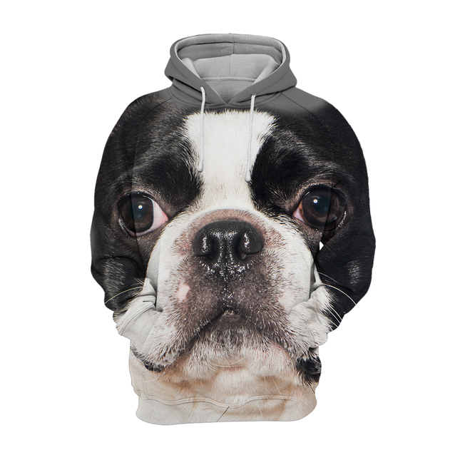 Comfortabele Boston Terrier Unisex Trui | Maat S-4XL | Polyester en Katoen Mix | Geschikt voor Huisdierenliefhebbers