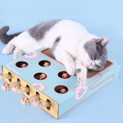 Whiskers | Compacte Duurzame Kat Speeltuin | Interactief Krabmeubel | Klimaatbewuste Speelplek | Eco-Vriendelijk Karton