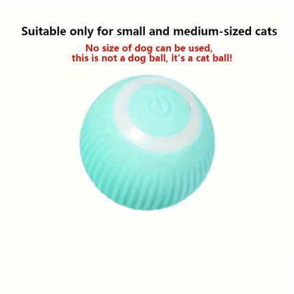 Slimme interactieve kattenbal | Automatisch rollend speelgoed voor katten | Duurzaam kunststof | 4,3 cm | Geschikt voor kleine en middelgrote katten | Stimuleert beweging en actief spel