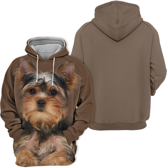 Yorkshire Terrier Design | Comfortabele Unisex Hoodie | Zacht en Duurzaam | Hoge Resolutie Print | Maten S-4XL