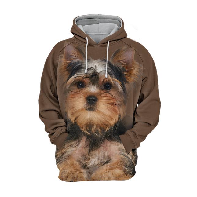 Yorkshire Terrier Design | Comfortabele Unisex Hoodie | Zacht en Duurzaam | Hoge Resolutie Print | Maten S-4XL
