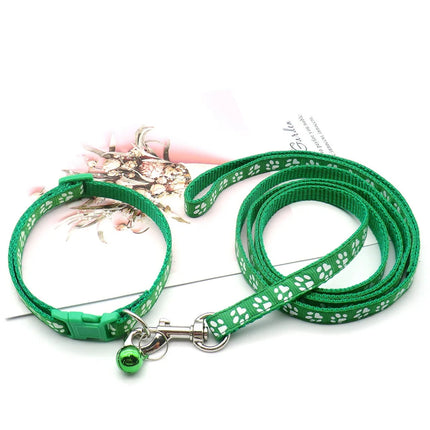 Hondenriem Set Nylon | Zachte Grip | Diverse Kleuren | 120cm Lengte | Geschikt voor Kleine en Middelgrote Honden