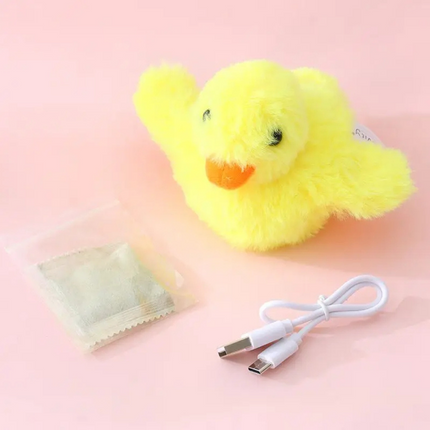 Interactie Katten Speelgoed | Elektrische Fladderende Eend | Rekenbaar USB | Quack Buddy™ | Voor Fysieke Activering en Jacht | Duurzaam Huisdierentertainment