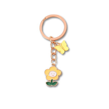 Sleutelhanger hert | Schattige metalen dierenhanger | Sleutelhanger voor dames en heren | Gift voor tas, handtas & autosleutel | Unisex cadeau | DIY accessoire