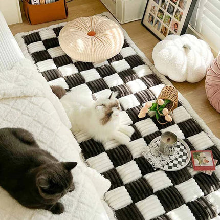 FurHaven krabbestendige huisdierendeken | Meubels en vloeren beschermen | Antislip | Dikke pluche stof | Wasbaar | Comfort voor honden en katten